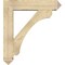 Ekena Millwork Legacy Arts and Crafts Rough Sawn Bracket w/ Offset Brace, Douglas Fir, 8"W x 36"D x 40"H BKT0806X36X40LEC03RDF - alternate 4